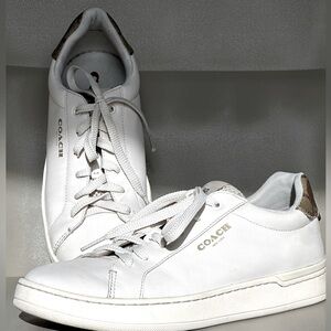 Coach leather sneakers size 8